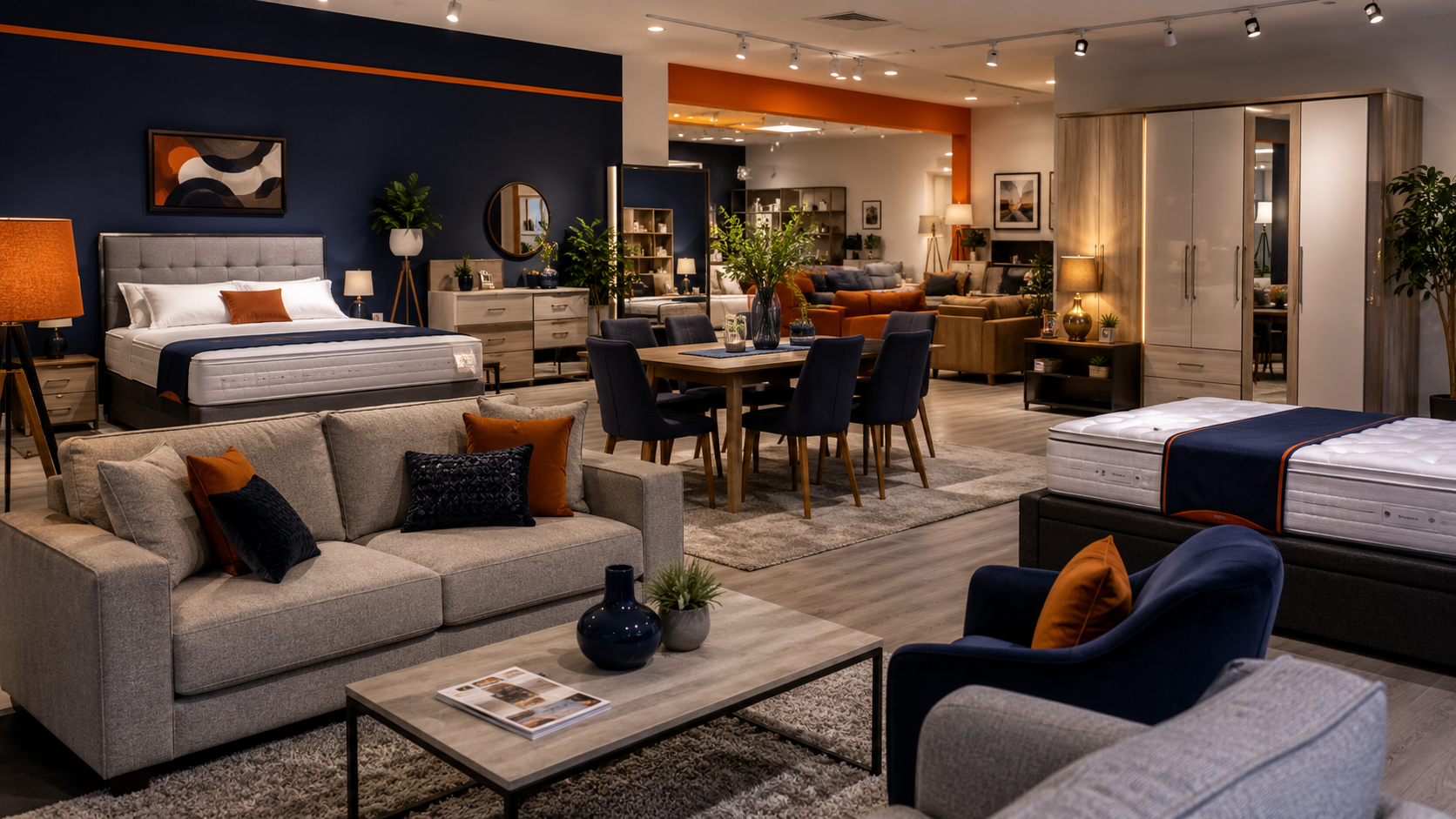 New and used furniture showroom